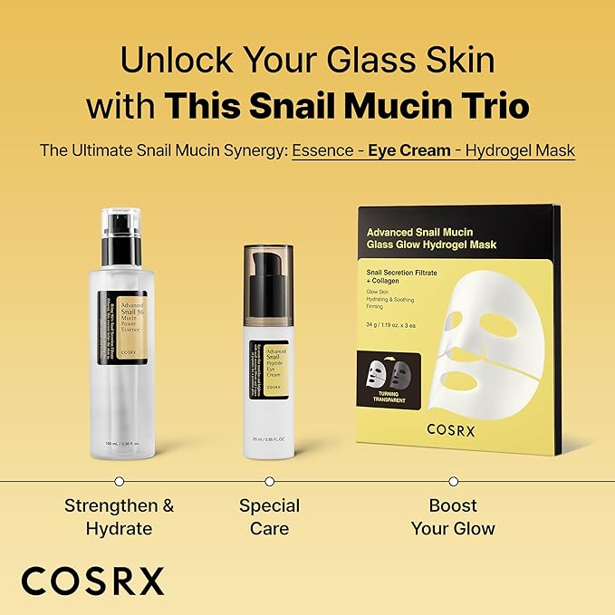 COSRX Snail Mucin Peptide Under Eye Cream, 0.84 fl oz, 73.7% Snail Mucin and Niacinamide, Eye Care, Eye Cream Anti Aging, Dark Circles, Korean Skin Care, Stocking Stuffers for Women