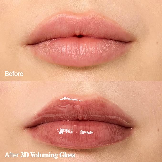 fwee 3D Voluming Gloss 70% (Rich) | Currant 70% l High Shine, Non-Sticky Lip Gloss for Makeup | Long-Lasting, Moisturizing Gel Formula | 30%, 70% Pigment Options | 5.3g