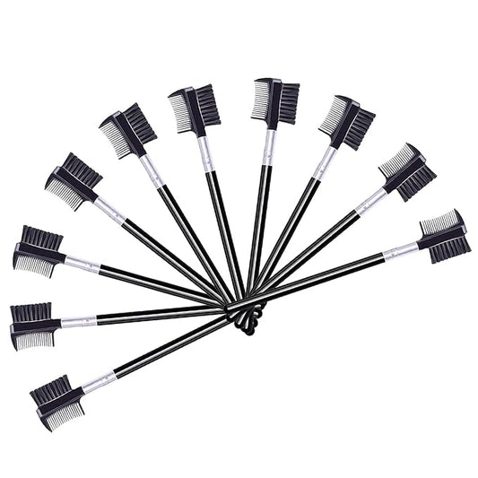 Eyelash Comb and Eyebrow brush, Eyelash Brush Comb Set (10PCS)