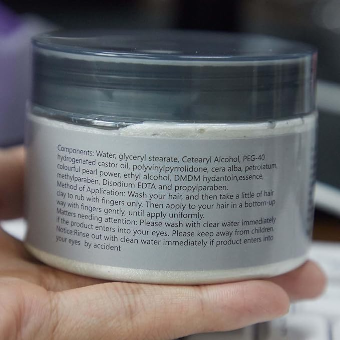 Temporary Hair Color Wax - 4.23 oz Instant Cream Pomade for Party, Cosplay, and Easy Cleaning (1, Gold)