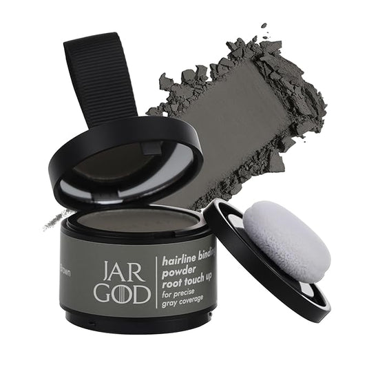Root touch up powder Hairline Powder for root cover up temporary root concealing powder for Women & Men, for instant gray hair cover up (Ash Brown, 0.14 Ounce (Pack of 1))