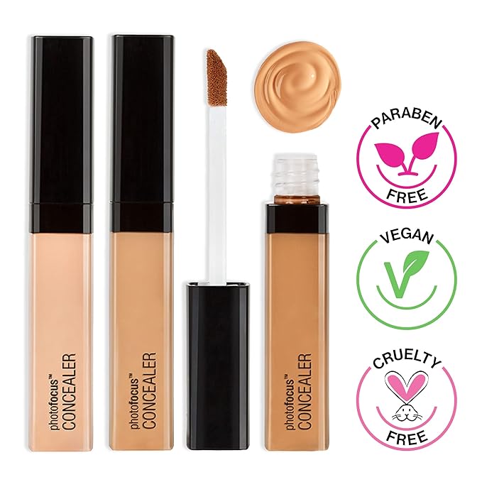 Wet n Wild Photo Focus Concealer Medium Peach,843B (Pack of 5)