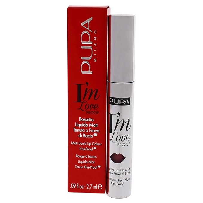 Pupa Milano I Am Love Proof Matt Liquid Lip Color - 005 Glam Mauve for Women - 0.09 oz Lipstick