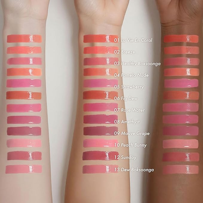 Amuse SEOUL Daisy Flower Dew Tint 08 AMETHYST | 35% High-moisture Water Tint, Long-lasting, Vitamin E Acetate, Moisturizing, No Peel Off, Lip Treatment, Non Sticky, Korean Lip Tint for Dry Lips