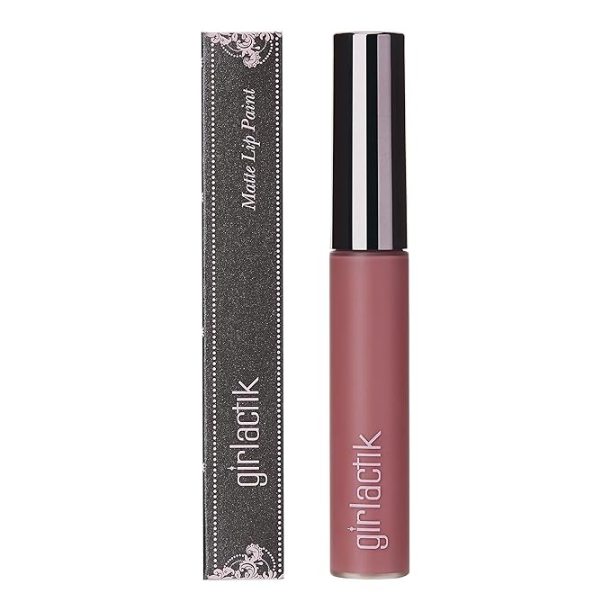 Girlactik Long Lasting Matte Lip Paint Liquid Lipstick in Allure- Long wearing, Smooth Application, Pigmented, Non-Crack Formula, Lightweight, 7.5 ml / .25 oz, (BabyDoll/Shasha)