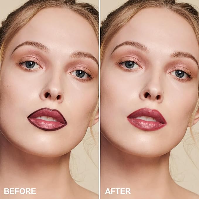 Lip Stain Peel Off - Long Wear Tattoo Lip Liner, Waterproof & Transfer-proof Peel Off Lip Stain with Matte Finish, Lip Tint For All Skin Types (Nude, 1 Count(Pack of 1))