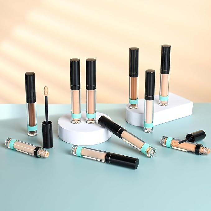 Full Coverage Liquid Concealer, Foundation Makeup for Older Women, Cover Blemishes & Under-Eye Circles, Spots, Matte Finish, Hydrating Primer for Correct, 0.06 floz, Vegan & Cruelty-Free 07#Tan Begie