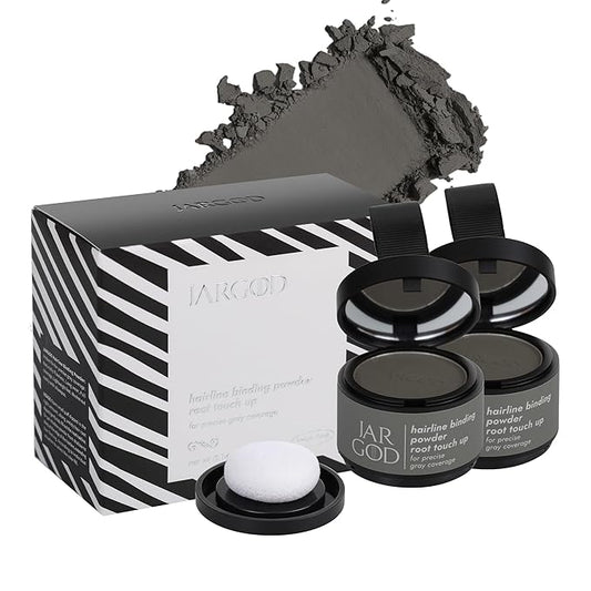 Root touch up powder Hairline Powder for root cover up temporary root concealing powder for Women & Men, for instant gray hair cover up (Ash Brown, 0.14 Ounce (Pack of 2))