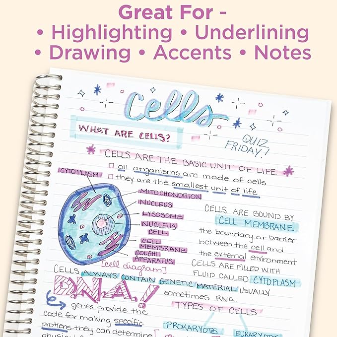 Zebra Pen Mildliner Dual-Tip Highlighter Set, Broad and Fine Point Tips, Ideal for Bible Highlighting, No Bleed, School Supplies and Teacher Supplies, Neutral Vintage Ink Colors, 15-Pack (78315)
