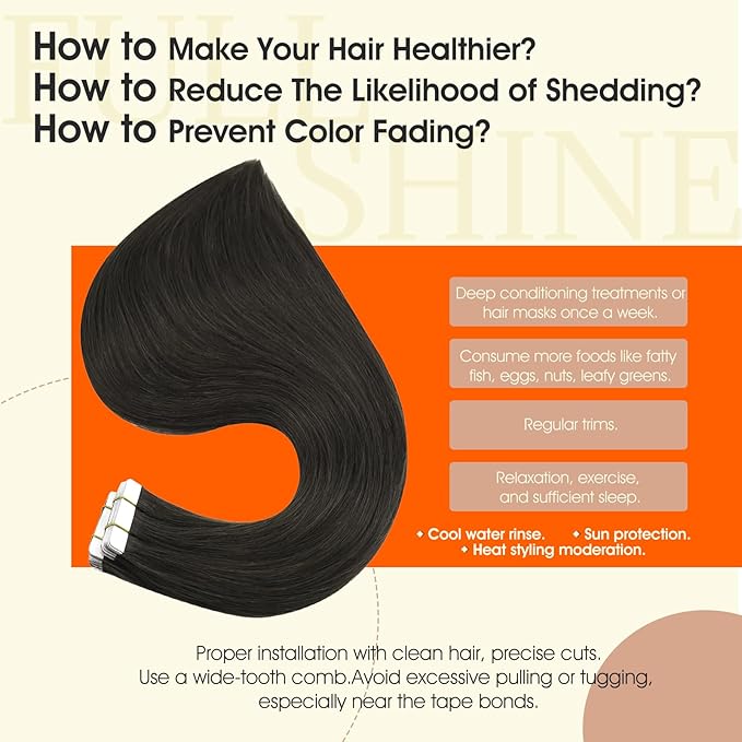 Full Shine Brown Tape in Human Hair Color 1C Mocha Brown Tape in Hair Extensions 22Inch Long Straight Skin Weft 50G Seamless Skin Weft 20Pcs Remy Extension Natural Brazilian