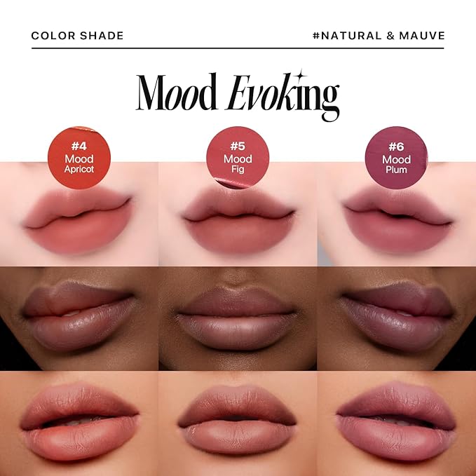 Nature Republic Light on Velvet Tint (05 MOOD FIG) | High Pigment, Weightless Lip Tint with Velvety Matte Finish, Smooth Texture, Non-Sticky Formula, Stocking Stuffers