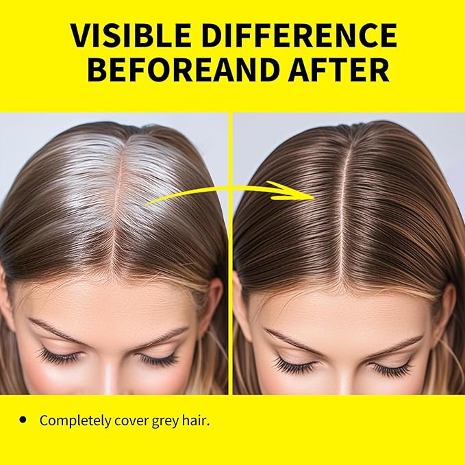 SEVICH Dual-Ended Root Touch Up Stick - Waterproof Hairline Enhancer for Sparse Hairlines & Gray Coverage, Non-Sticky Scalp Concealer with Beeswax, Instant Volume & Natural Look (Black)