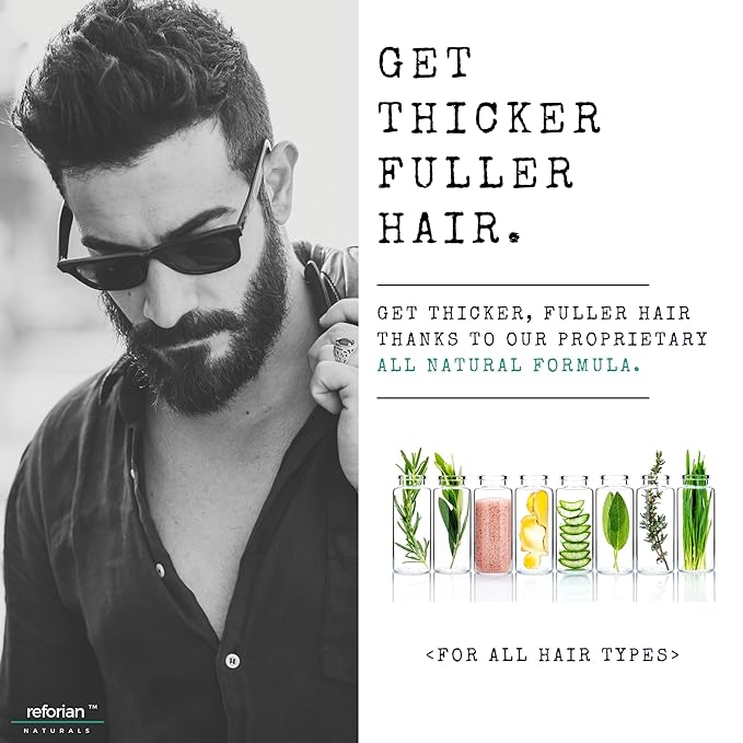 Anti Dandruff Shampoo for Men, Tea Tree Oil Shampoo for Dandruff Treatment, Natural Zinc for Thinning Hairs