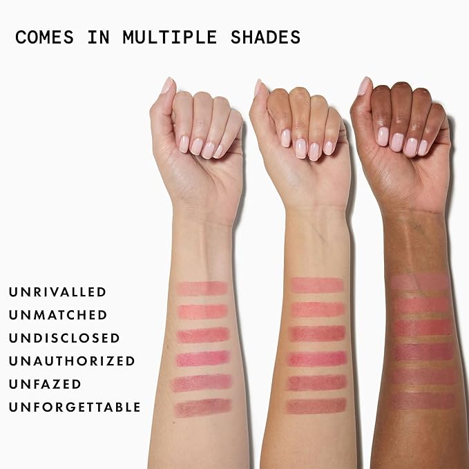 Beauty Pie Unlipstick Modern Matte Lip Tint – Unrivaled (Soft Rose), Lightweight Hydrating Balm-Tint, Long-Lasting Blur-Matte Finish, 0.11 oz