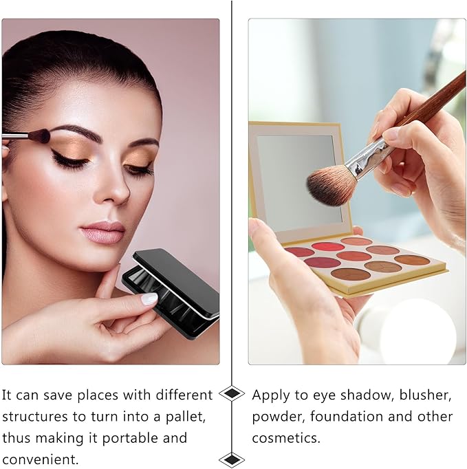 Luxshiny Empty Eyeshadow Palette: Refillable Magnetic Makeup Palette with Mirror for Eyeshadow Powder Blush Lipstick Highlight - Compact Travel Size