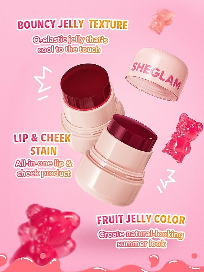 SHEGLAM Jelly-Licious Hydrating Lip & Blush Tint-Coucou
