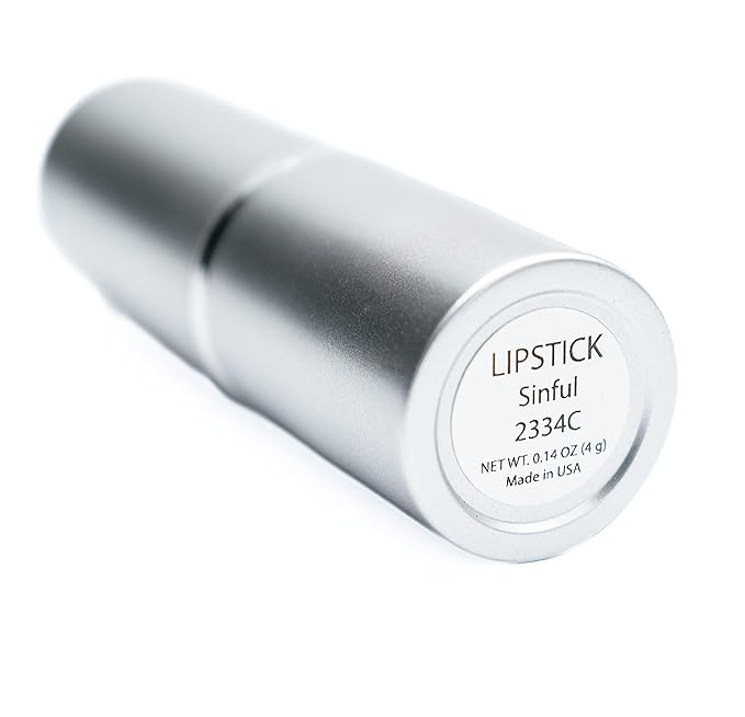 Sinful Brown Black Deep Violet Satin Creamy Pearl Lipstick Color Moisturizing Paraben Free, No Animal Testing & Cruelty Free Lip Makeup Color