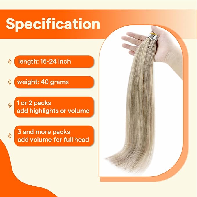 Full Shine Keratin I Tip Hair Extensions Human Hair 24 Inch Itip Human Hair Extensions Color 18 Ash Blonde Highlighted 613 Light Blonde Prebonded Tip Extensions 50 Grams Natural Hair