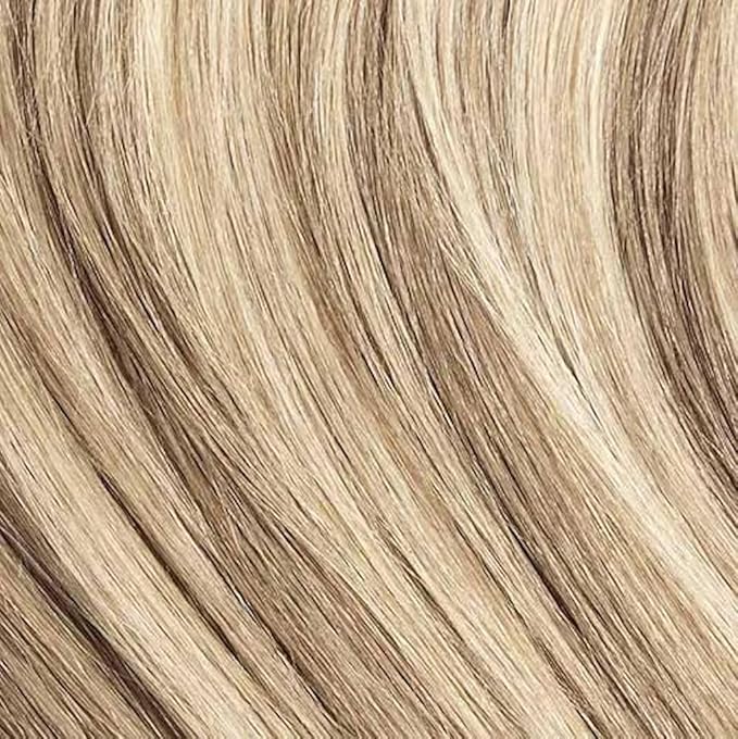 Luxy 100% Remy Human Hair, Classic 160g Clip-In Hair Extensions - 10 Wefts Multi-Dimensional Color for Natural Blending, Adds Volume & Length, Easy Apply & Remove 20" Dimensional Cream Blonde