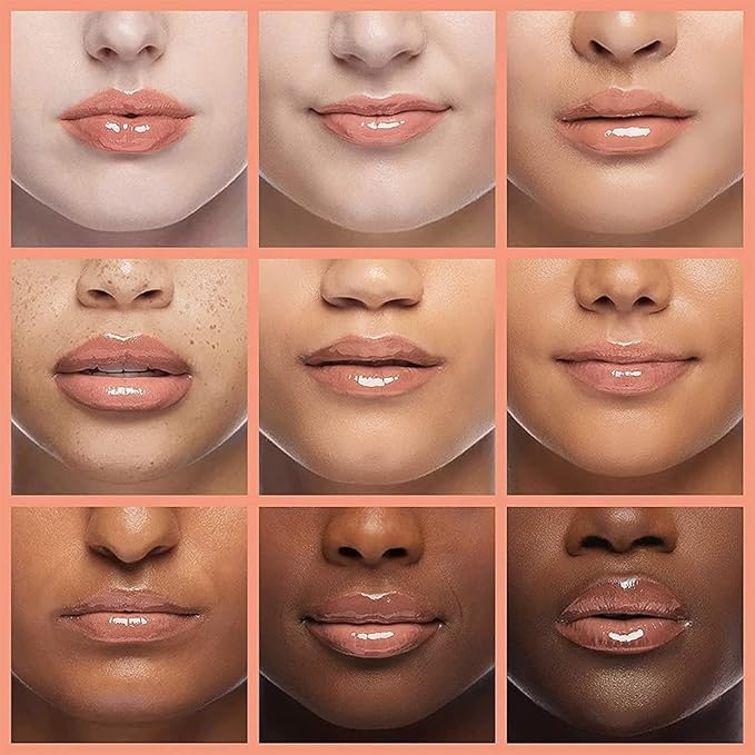 Hydrating Lip Glow Oil, Moisturizing Lip Glow Oil, Nourishing Glossy Transparent Lip Oil, Plumping Lip Oil, Lip Balm, Non-sticky Tinted Toot Lip Balm for Lip Care (CLEAR) 0.2 OZ