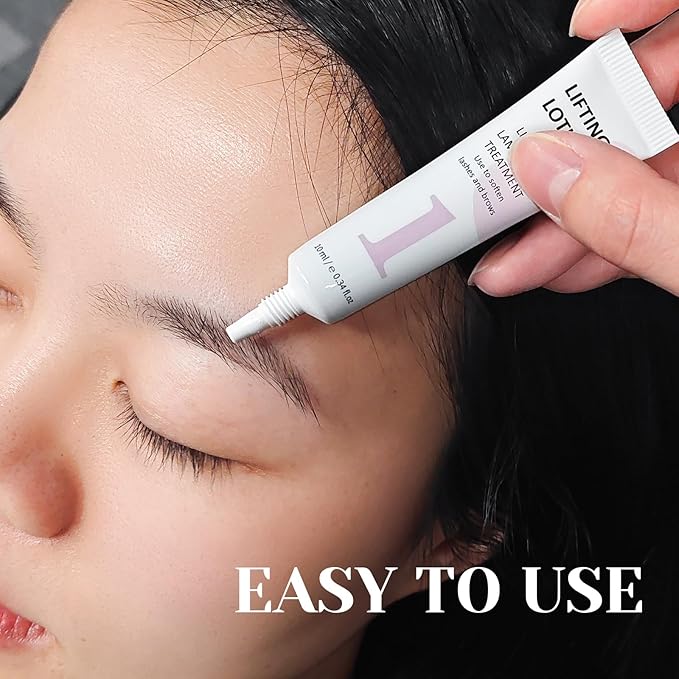 Lash Lifting Lotion Lomansa Korean Eyelash Perm Lotion Tube Design Eyebrow Lamination Eyelash Lift Lash Perm - 10ml