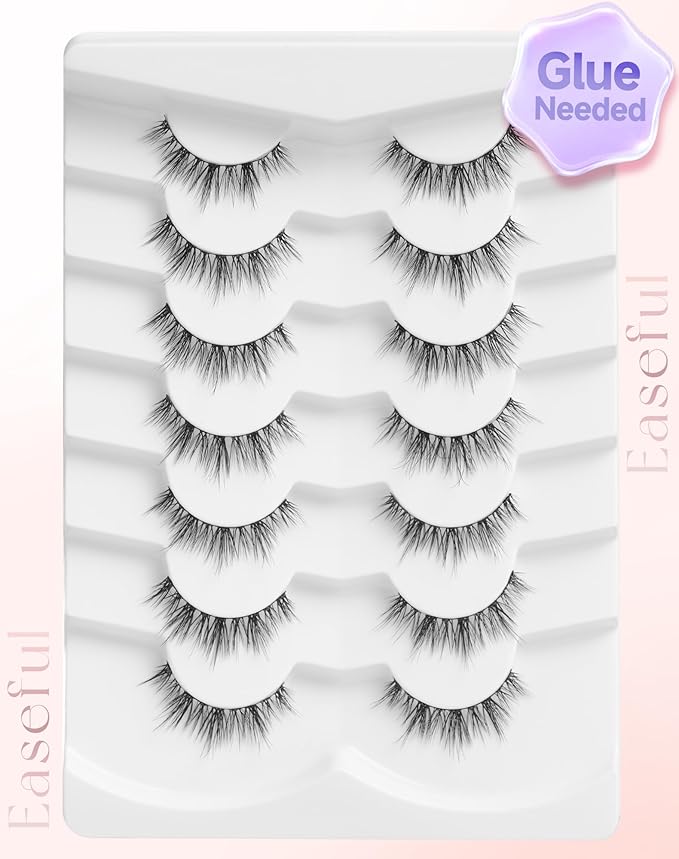 Eyelashes Natural Wispy Lashes Fake Eyelashes False Eyelashes Strip Lashes Light-04