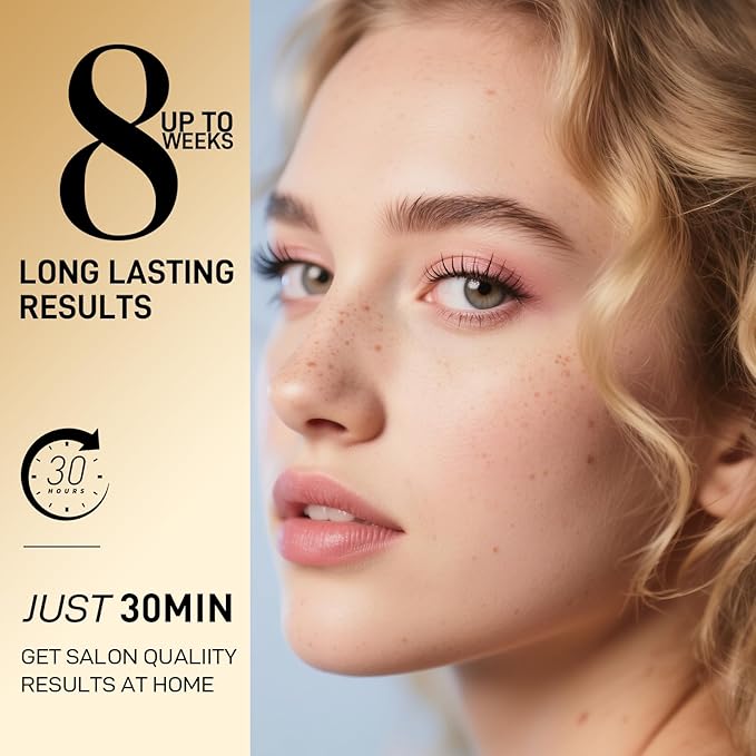 Brow Lamination Kit Lash Lift Kit, Sachet Refill Eyelash Perm Kit for Natural Curling Long-Lasting, Instant Eyelash Lift Kit, Brow Perm Kit for Salon-Quality Results at Home