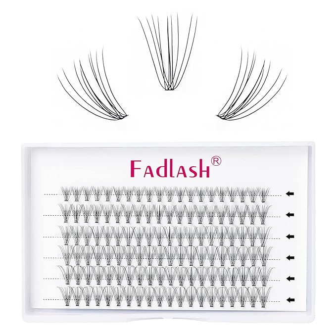 Lash Clusters 72 Individual Lashes Mixed Length Wispy Cluster Lashes Eyelash Clusters DIY Eyelash Extension Individual Lash Extension Supplies Mix (10D-0.07c, 12mm)