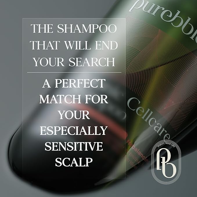 Rebalancing Botanic Cellcare Shampoo 500ml, 16.90 fl oz | Sulfate-Free, Paraben-Free and Color-Safe | pH Balancing