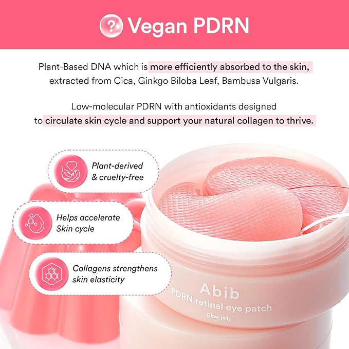 Abib Pink Me Up Pdrn 3 Step Glow Kit | Overnight Firming Jelly Mask, Korean Skincare Set for Glass Skin Routine