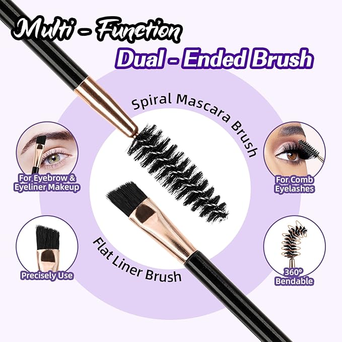 B&Qaugen Lash Extension Kit 3D Thick Lash Clusters Kit 280pcs Eyelash Extension Kit 10-18mm 70D+90D D Curl DIY Lash Extension Kit with Lash Bond and Seal, Lash Remover (KIT-70D+90D-MIX10-18mm), Black