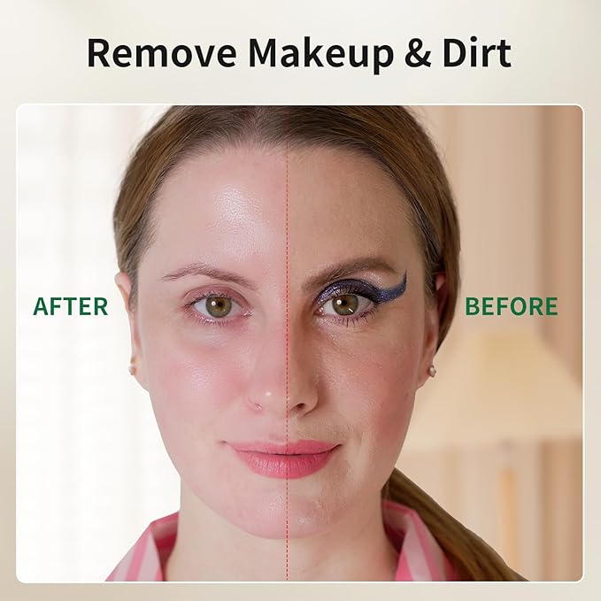 Makeup Remover Cleansing Balm - Instantly Melts Waterproof Mascara & Long-Wear Makeup, No Residue, Gentle for Sensitive Skin