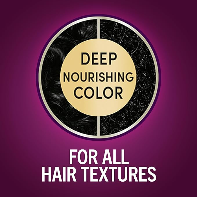 Schwarzkopf Keratin Color, Color & Moisture Permanent Hair Color Cream, 1.2 Jet Black, 1 Kit (Pack of 2)