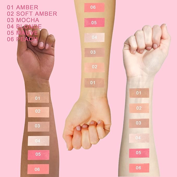 Dual-Ended Cream Blush,Cream Blush Makeup,Buildable Blush Stick for Cheeks Long Wearing,Easy Application,Lightweight Multi Stick,Plum & Peach