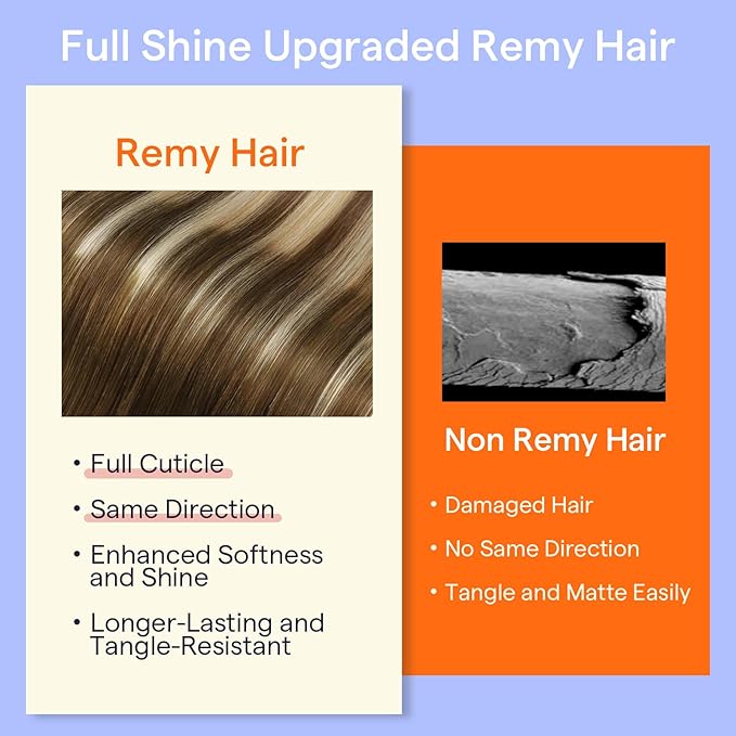 Full Shine 22 Inch Clip in Human Hair Extensions 120 G Remy Hair Extensions Clip in Human Hair for Length Medium Brown Balayage Platinum Blonde Mix Light Brown 7 Pcs