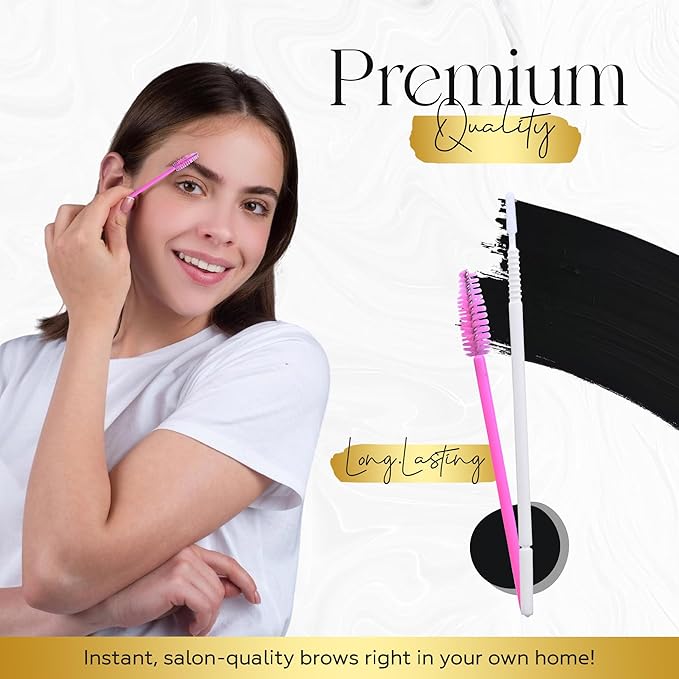 Premium Brow Lift Kit from Florazeen – At-Home Eyebrow Lamination with Grooming Tools, Including Razor & Scissors – Salon-Quality DIY Brow Perm for Instant Definition