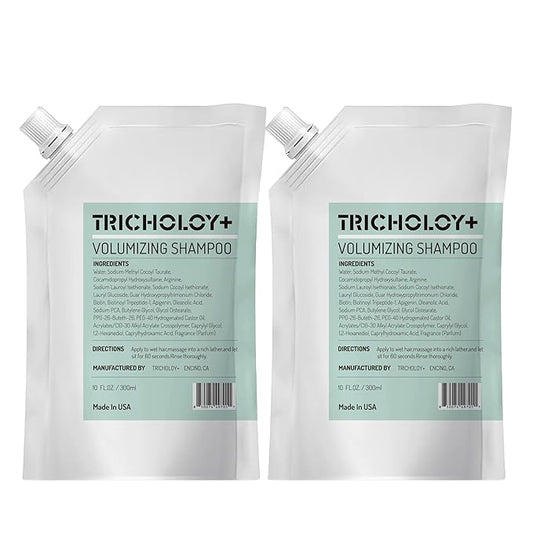 Volumizing & Thickening Shampoo for Fine & Thin Hair – Biotin Root Lift Formula for Fuller Hair, Oil Control & Scalp Care – 10 fl oz (2)