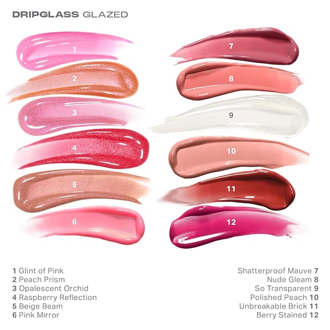MORPHE Dripglass High Shine Lip Gloss - Semi-Sheer or Full Coverage Lip Color with Glass-Like Shine and Nonsticky Finish - Infused With Squalane & Vitamin E - Opalescent Orchid (0.13 Fl Oz)