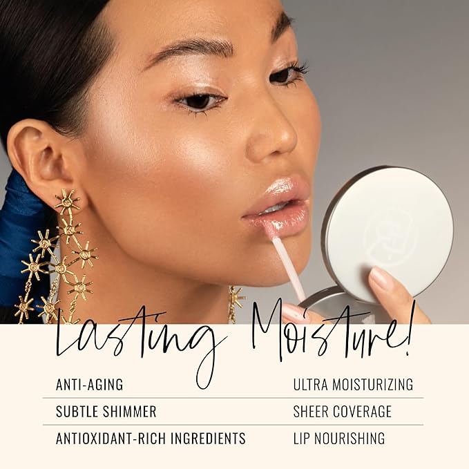 Runway Rogue Classic Lip Gloss, Nude Medium-Sheer Hydrating Lip Gloss, ‘Supermodel’