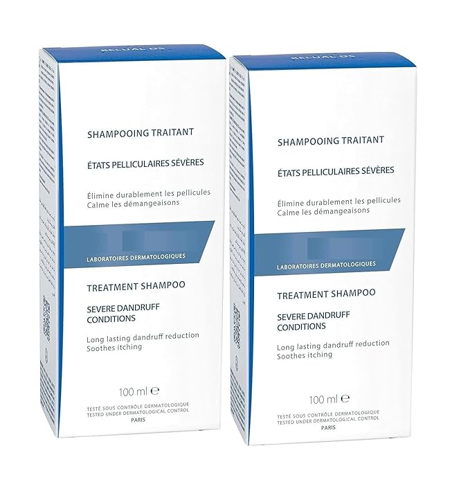 Anti-Dandruff Shampoo, Treatment Shampoo for Severe Dandruff, Long-Lasting Relief, 3.3 Fl Oz (1 Pack)