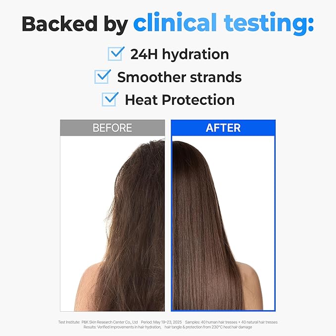 KUNDAL Hyaluronic Acid Lightweight Hair Serum for Thin & Fine, Hydra Hyaluron Hair Serum for Frizz Control, Volume & Moisture Boost – Blossom Breeze, 1.69fl oz, Stocking Stuffers
