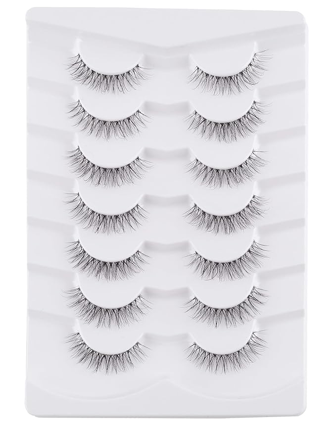 Natural Lashes Mink Natural Eyelashes False Eyelashes Natural Look False Lashes Wispy Eye Lashes Cat Eyelashes Fake Lashes KD286