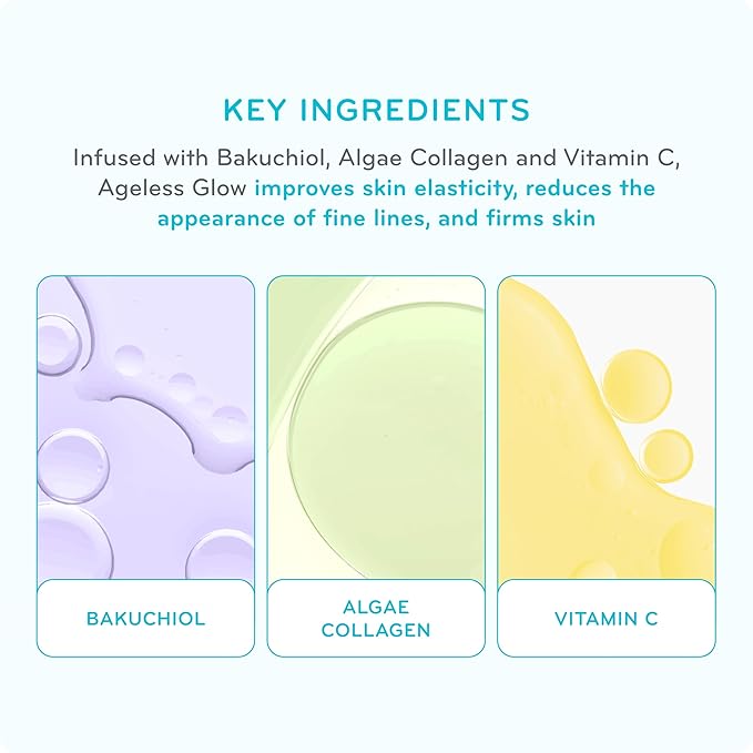 pūrlisse Ageless Glow Serum BB Cream SPF 40 - Glow BB Cream with SPF Enriched with Bakuchiol & Vitamin C to Help Improve Firmness & Reduce Wrinkles for Dewy Skin - Medium Golden (1.4 oz)