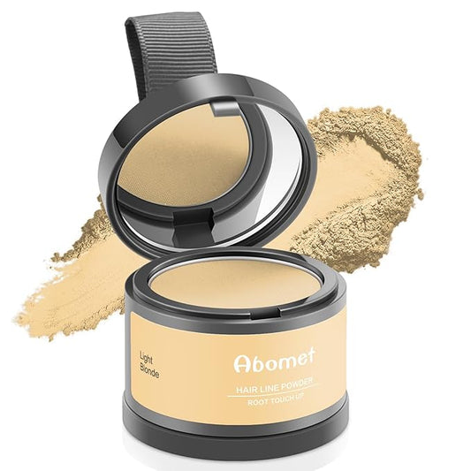 Root Touch Up Instantly Gray Hair Coverage Hairline Powder, Light Blonde, Hair Fibers For Thinning Hair For Women & Men