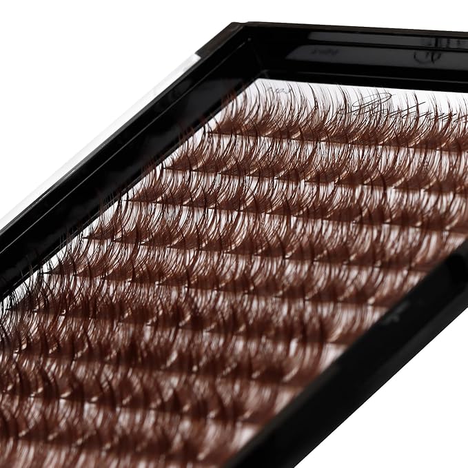 Bodermincer Lash Clusters D Curl Black/Brown/Colored Lashes 10-12-14/12-14-16/16-18-20mm Mixed Lash Clusters Kit For Beginner (M01-Dark Brown-14-16-18-20mm MIX)
