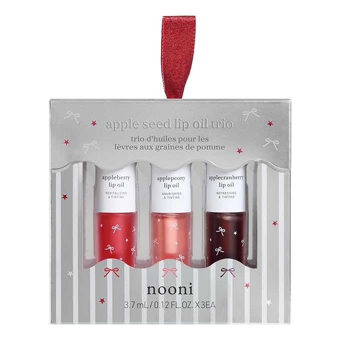 NOONI Korean Lip Oil Gift Set + Applemint Lip Oil