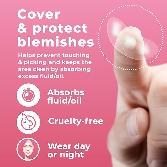 Full Face Pimple Patches (5 Sets), Hydrocolloid Pimple Mask, Large Pimple Patches, Full Hydrocolloid Mask