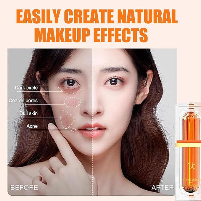 XIRUJNFD Swarous Vitamin C Makeup Tone Up Cream, Five Vitamin C Tone-Up Cream, Multi 4-In-1 Face, Concealer, Face Primer and Makeup (3)