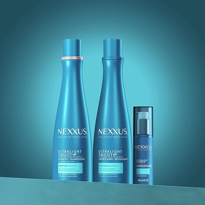 Nexxus Ultralight Smooth Frizz Defy Cream Serum for Frizzy and Dry Hair 4 fl oz