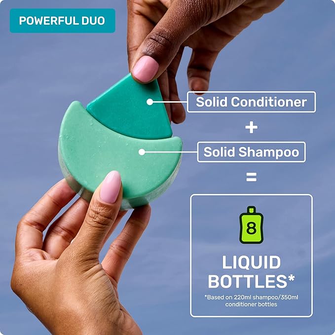 Ethique Curl-Defining Conditioner Bar with Shea Butter - Plastic-Free, Cruelty-Free, Vegan, 2.12 oz - Formerly Curliosity